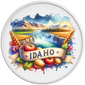 IDAHO WHITE TIRE COVER