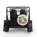 IDAHO WHITE CARBON FIBER TIRE COVER FOR MOKE