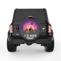 ID HIKE THAT BLACK CARBON FIBER TIRE COVER