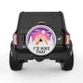 ID HIKE THAT PEARL  WHITE CARBON FIBER TIRE COVER
