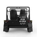IF I AGREE WITH YOU BLACK TIRE COVER FOR MOKE