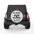 IF I AGREE WITH YOU SILVER CARBON FIBER TIRE COVER