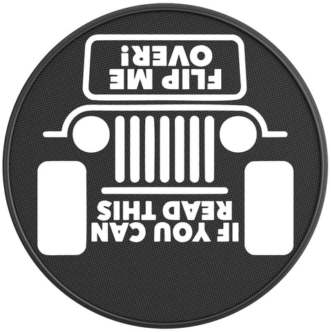 IF YOU CAN READ THIS PEARL  WHITE CARBON FIBER TIRE COVER