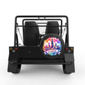 ILLINOIS BLACK CARBON FIBER TIRE COVER FOR MOKE
