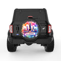 ILLINOIS BLACK TIRE COVER