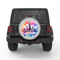 ILLINOIS WHITE TIRE COVER