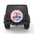 ILLINOIS BLACK TIRE COVER