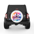 ILLINOIS WHITE TIRE COVER