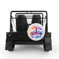 ILLINOIS WHITE TIRE COVER FOR MOKE
