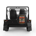 IMAGINE LIFE WITHOUT HUNTING BLACK CARBON FIBER TIRE COVER FOR MOKE
