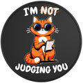 IM JUDGING YOU CAT BLACK TIRE COVER