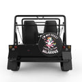IM NOT CRAZY UNICORN BLACK CARBON FIBER TIRE COVER FOR MOKE
