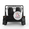 IM NOT CRAZY UNICORN WHITE TIRE COVER FOR MOKE