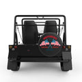 INDEPENDENCE DAY FLAGS BLACK CARBON FIBER TIRE COVER FOR MOKE