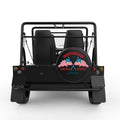 INDEPENDENCE DAY FLAGS BLACK TIRE COVER FOR MOKE