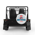 INDEPENDENCE DAY HAT WHITE TIRE COVER FOR MOKE