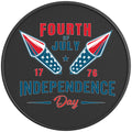 INDEPENDENCE DAY ROCKETS PEARL  WHITE CARBON FIBER TIRE COVER