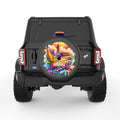 INDIANA BLACK CARBON FIBER TIRE COVER