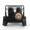 INDIANA BLACK CARBON FIBER TIRE COVER FOR MOKE