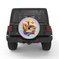 INDIANA WHITE TIRE COVER