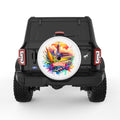 INDIANA WHITE TIRE COVER