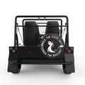 INHALE THE GOOD BLACK CARBON FIBER TIRE COVER FOR MOKE
