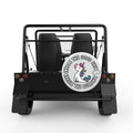 INHALE THE GOOD WHITE TIRE COVER FOR MOKE