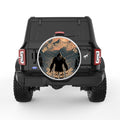 INTO THE FOREST SASQUATCH PEARL  WHITE CARBON FIBER TIRE COVER