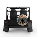 INTO THE FOREST SASQUATCH WHITE CARBON FIBER TIRE COVER FOR MOKE