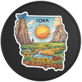 IOWA BLACK TIRE COVER