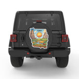 IOWA BLACK CARBON FIBER TIRE COVER FOR MOKE