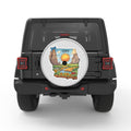 IOWA SILVER CARBON FIBER TIRE COVER
