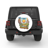 IOWA WHITE TIRE COVER FOR MOKE