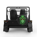 IRISH LION BLACK CARBON FIBER TIRE COVER FOR MOKE