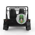 IRISH MONKEY SILVER CARBON FIBER TIRE COVER FOR MOKE