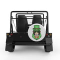 IRISH MONKEY WHITE CARBON FIBER TIRE COVER FOR MOKE