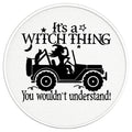 ITS A WITCH THING BLACK TIRE COVER