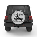 ITS A WITCH THING WHITE TIRE COVER