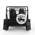 ITS A WITCH THING WHITE CARBON FIBER TIRE COVER FOR MOKE