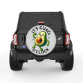 ITS GUAC OCLOCK SILVER CARBON FIBER TIRE COVER
