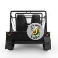 ITS GUAC OCLOCK SILVER CARBON FIBER TIRE COVER FOR MOKE
