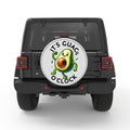 ITS GUAC OCLOCK SILVER CARBON FIBER TIRE COVER