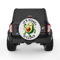 ITS GUAC OCLOCK PEARL  WHITE CARBON FIBER TIRE COVER