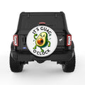 ITS GUAC OCLOCK WHITE TIRE COVER