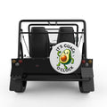 ITS GUAC OCLOCK WHITE TIRE COVER FOR MOKE