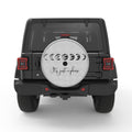 ITS JUST A PHASE WHITE TIRE COVER