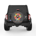 ITS OKAY NOT TO BE OKAY BLACK CARBON FIBER TIRE COVER