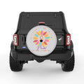 ITS OKAY NOT TO BE OKAY SILVER CARBON FIBER TIRE COVER