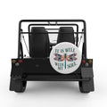 IT IS WELL WITH MY SOUL WHITE CARBON FIBER TIRE COVER FOR MOKE