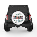 IT IS WELL WITH MY SOUL WHITE TIRE COVER
